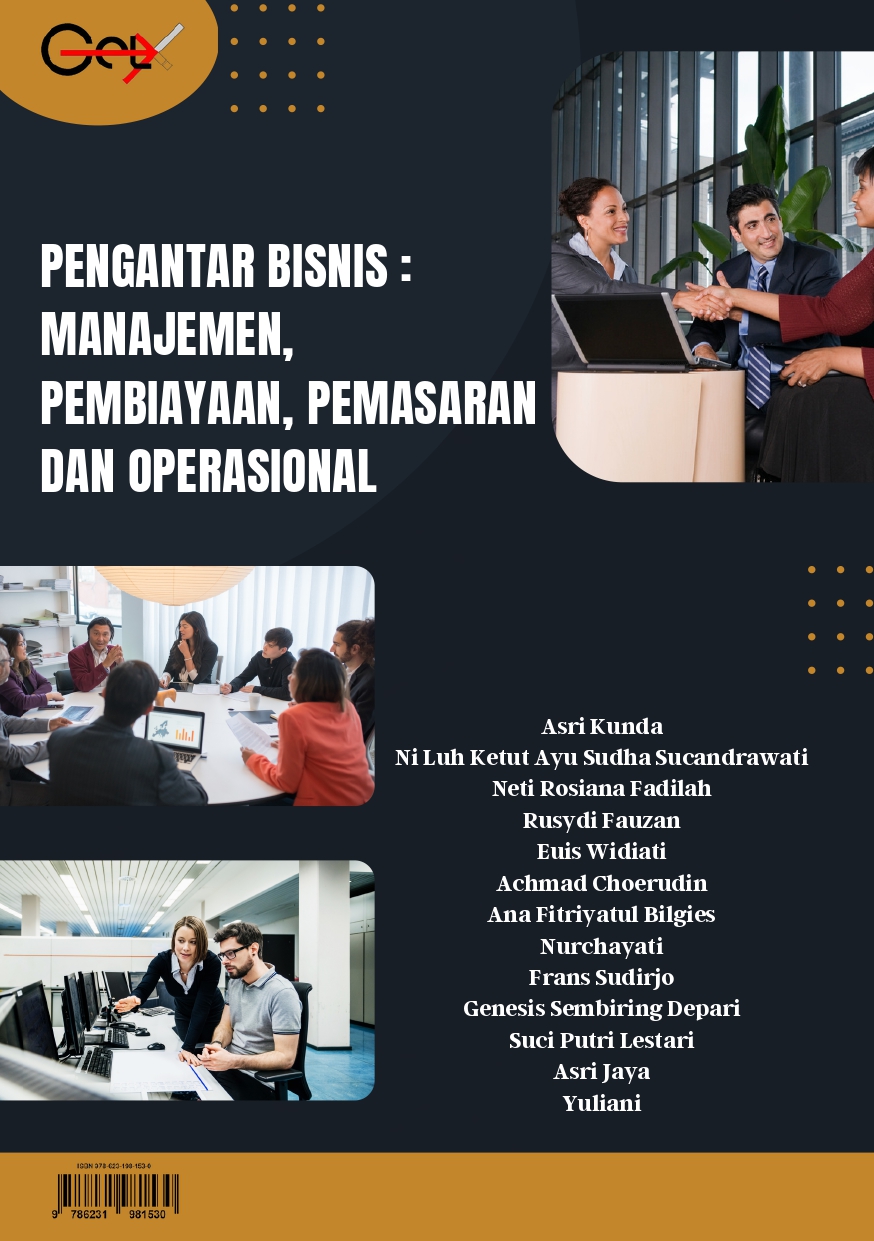 PENGANTAR BISNIS : MANAJEMEN, PEMBIAYAAN, PEMASARAN DAN  OPERASIONAL